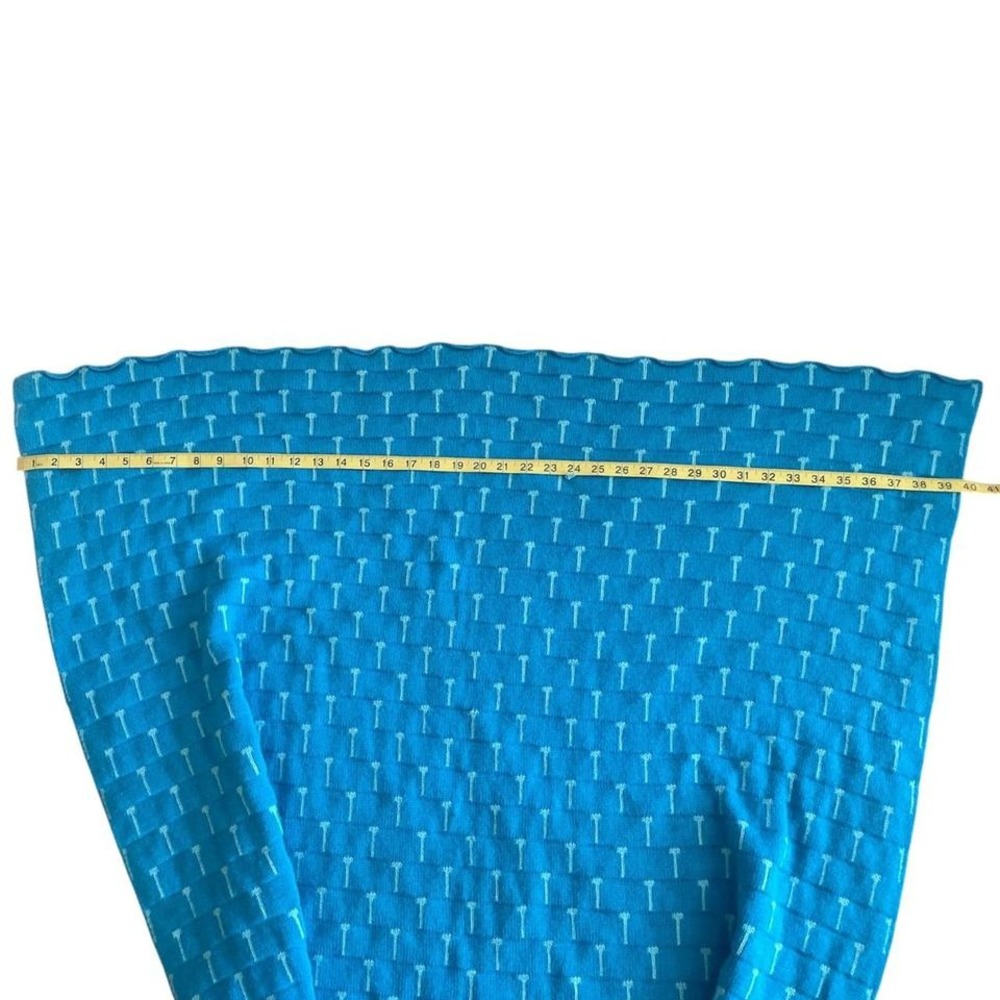 Mermaid Lap Blanket, Blue 64" Long - Picture 5 of 5